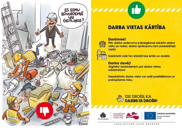 Darba aizsardzība Darba vietas kārtība