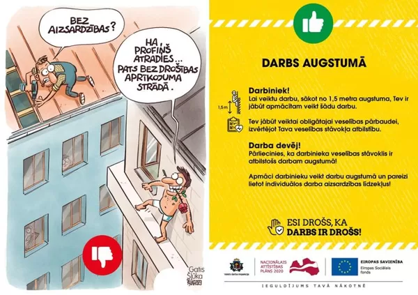 Darba aizsardzība Darbs augstumā