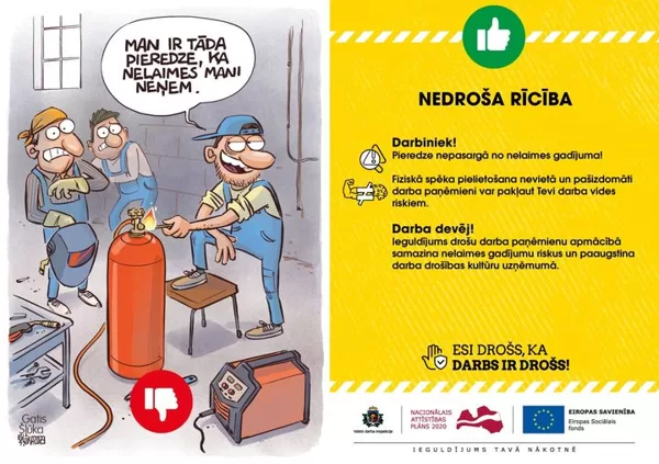 Darba aizsardzība Nedroša rīcība